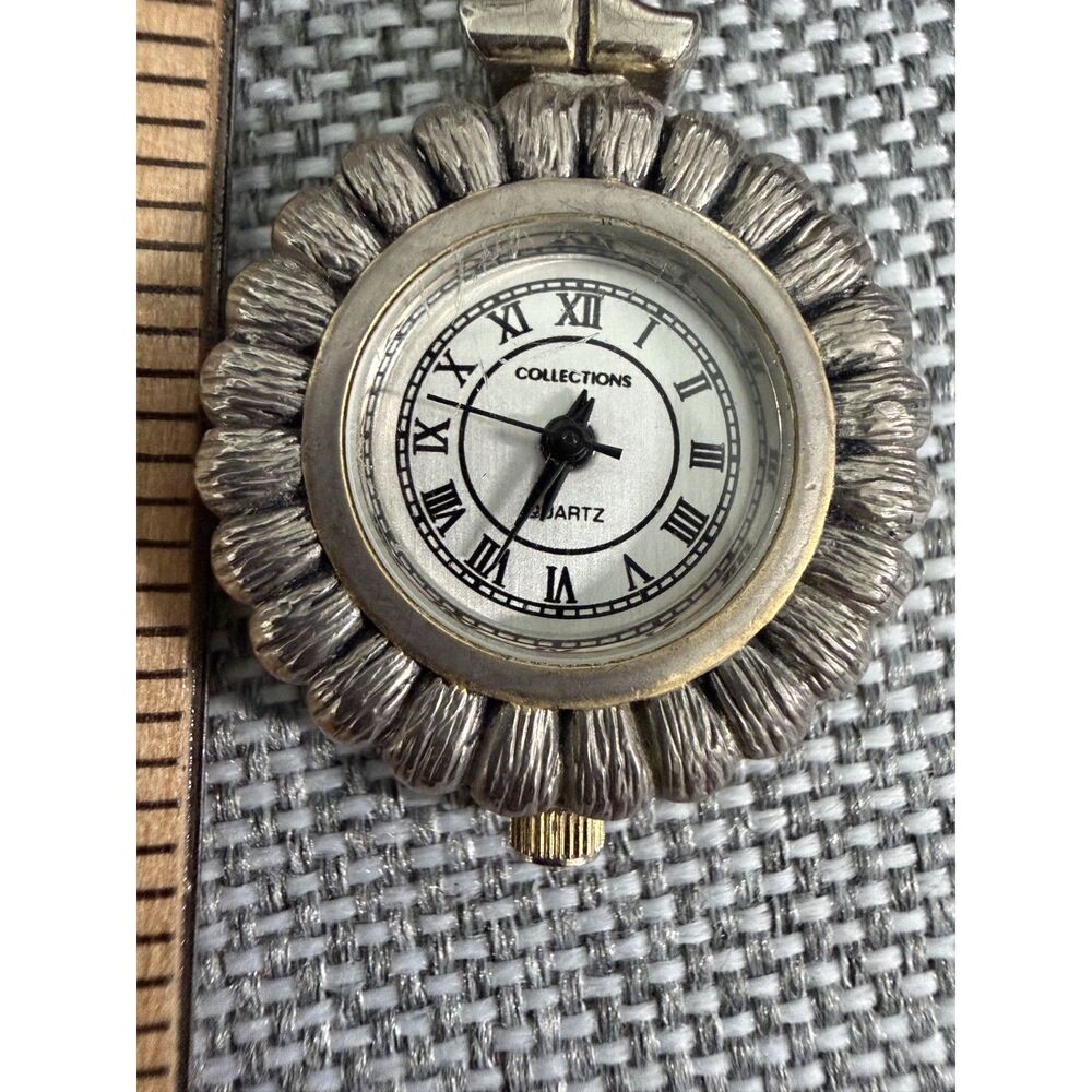 silver toned COLLECTIONS pendant watch